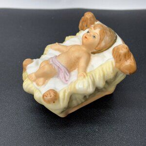 Homco Baby Jesus Replacement Figurine Piece Nativity #5216‎ Christmas